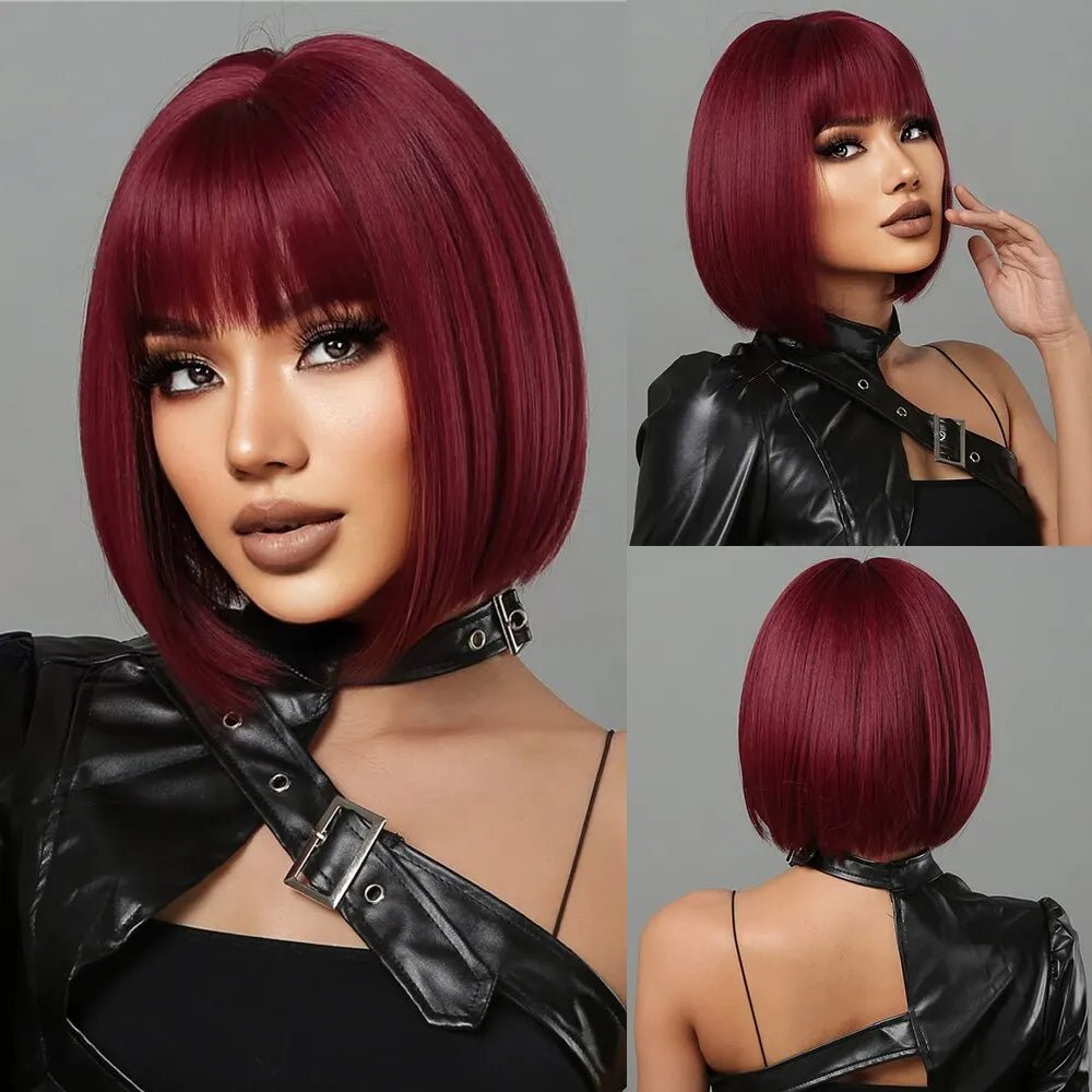 ShortWineWigs™ - Elite Coiffure Shop